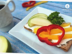 runde knekkebrød med havsalt