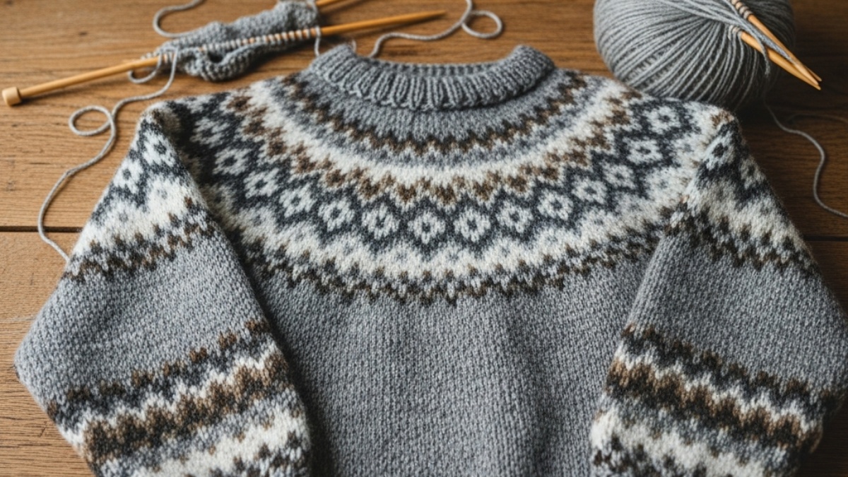 afmæli genser oppskrift