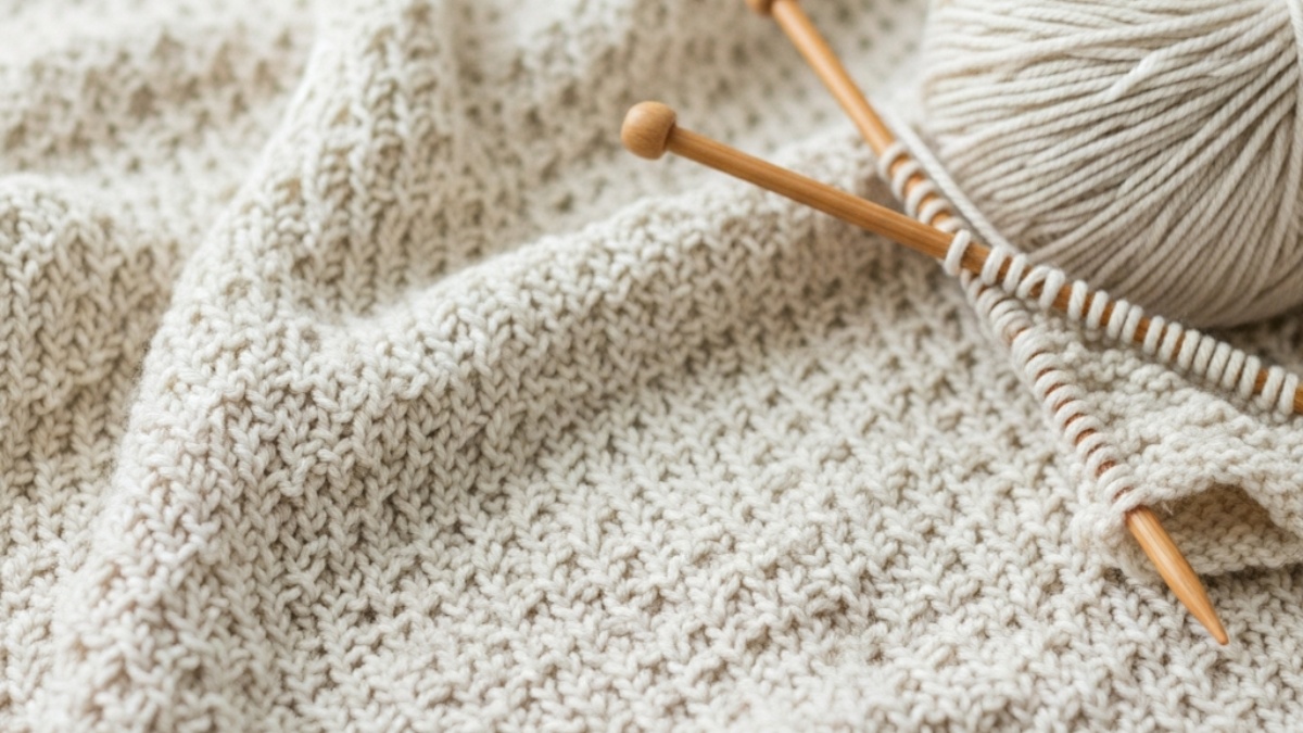 babyteppe strikk gratis oppskrift