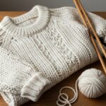 chunky knit genser oppskrift