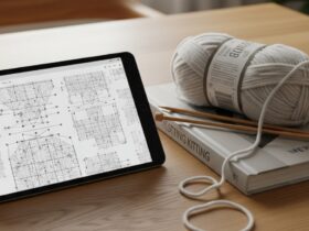 digitale strikkeoppskrifter vs papirformat fordeler
