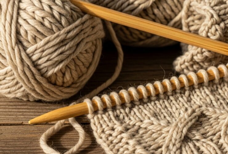 enkle strikkeoppskrifter