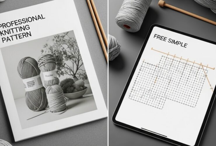 gratis vs betalte strikkeoppskrifter anmeldelse
