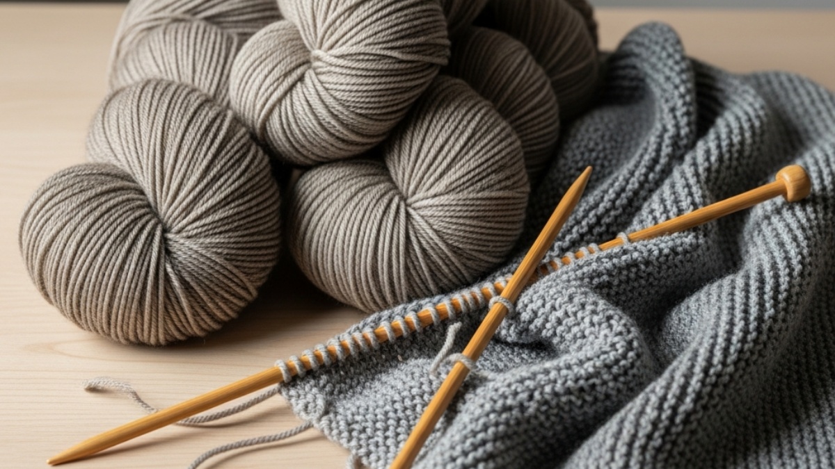 nybegynner strikkeoppskrift