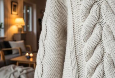 perleflette genser oppskrift