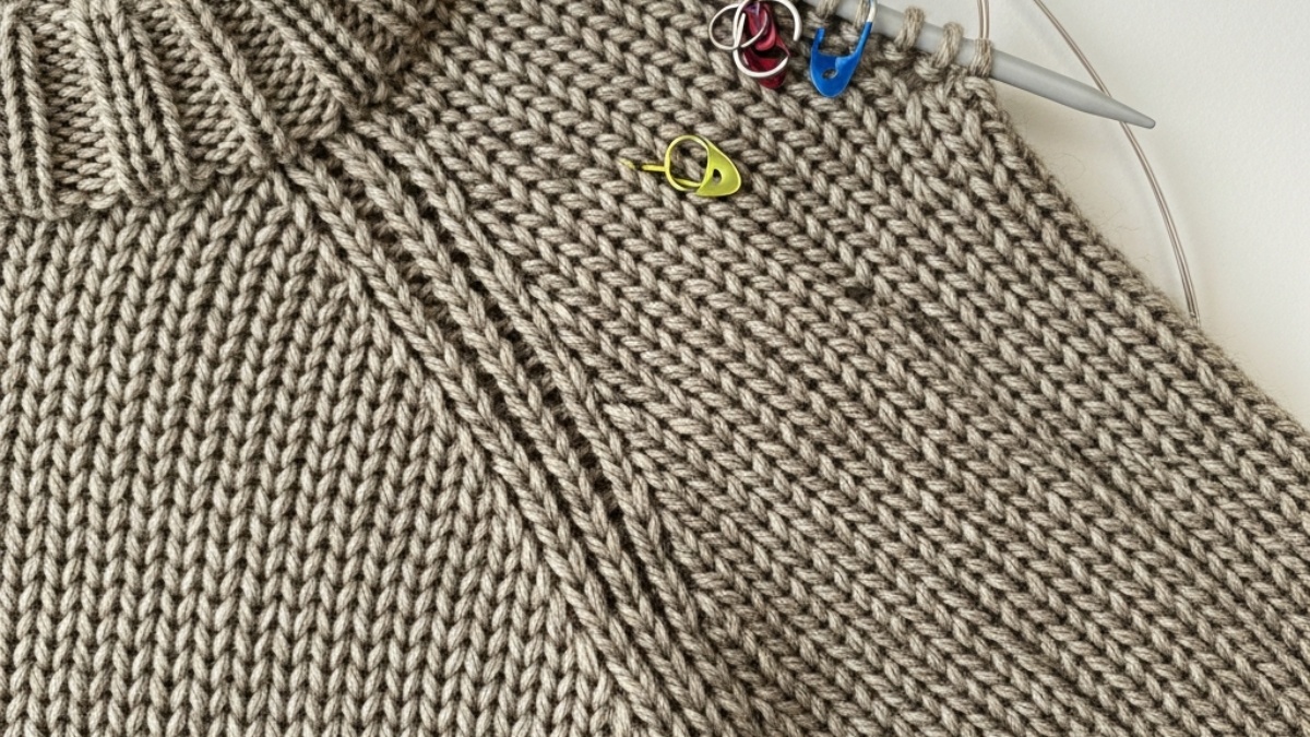 raglanfelling genser oppskrift