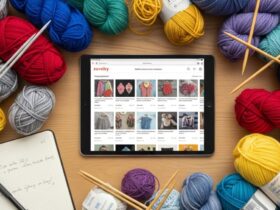 sammenligning av strikkeoppskrifter på Ravelry