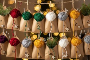 strikkeoppskrifter advent strikkekalender mønster