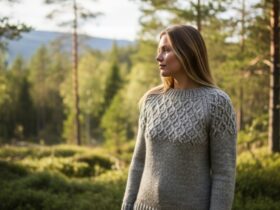 strikkeoppskrifter asker skogstopp dame