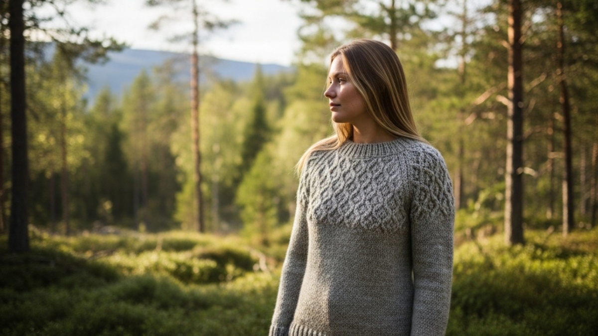 strikkeoppskrifter asker skogstopp dame