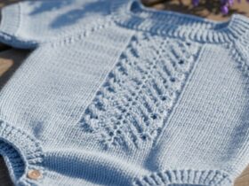 strikkeoppskrifter baby merinoull sommerstrikk