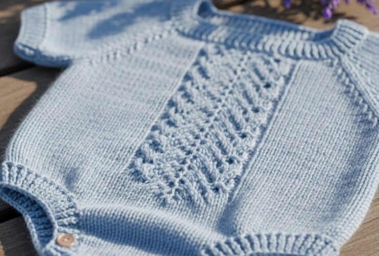 strikkeoppskrifter baby merinoull sommerstrikk