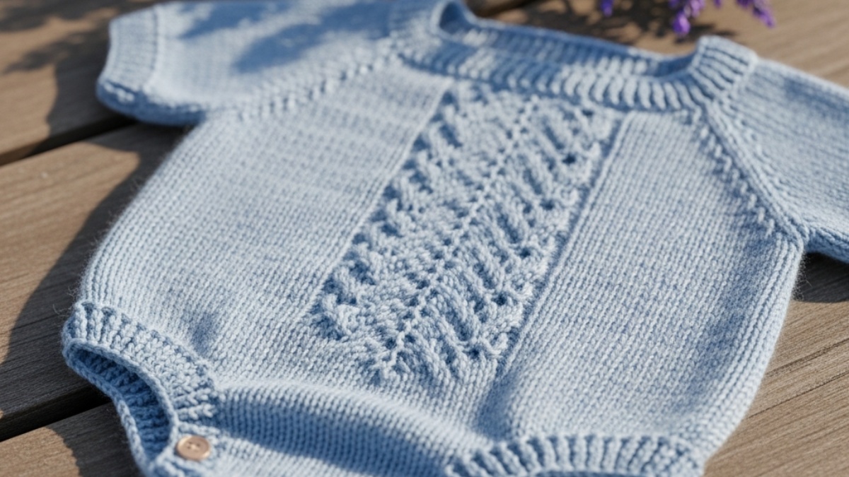 strikkeoppskrifter baby merinoull sommerstrikk