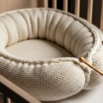 strikkeoppskrifter babynest strikk mønster