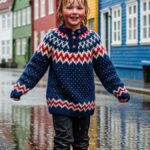 strikkeoppskrifter bergen regnværsstrikk barn