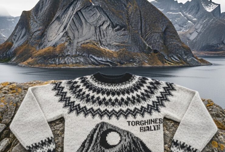 strikkeoppskrifter brønnøysund torghatten mønster