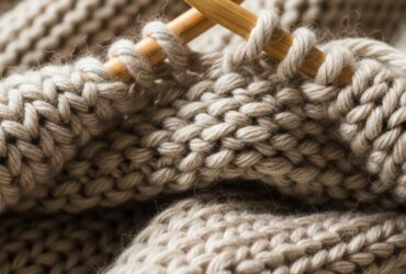 strikkeoppskrifter chunky genser tykke pinner