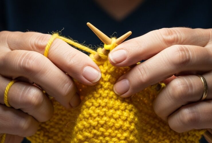 strikkeoppskrifter for eldre med dårlig syn