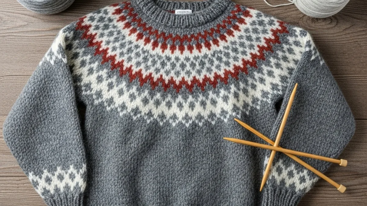 strikkeoppskrifter for islandsk ull test