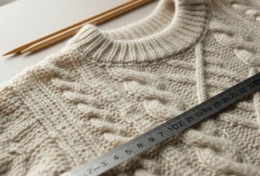 strikkeoppskrifter for oversized genser beregning