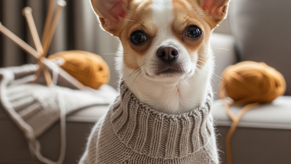 strikkeoppskrifter hundegenser liten hund gratis