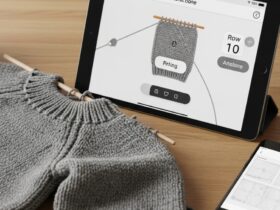 strikkeoppskrifter i PDF vs app fordeler