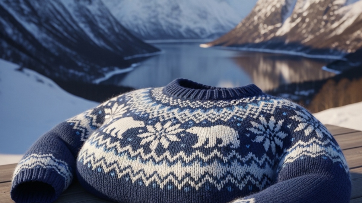 strikkeoppskrifter inspirert av arktisk naturvern