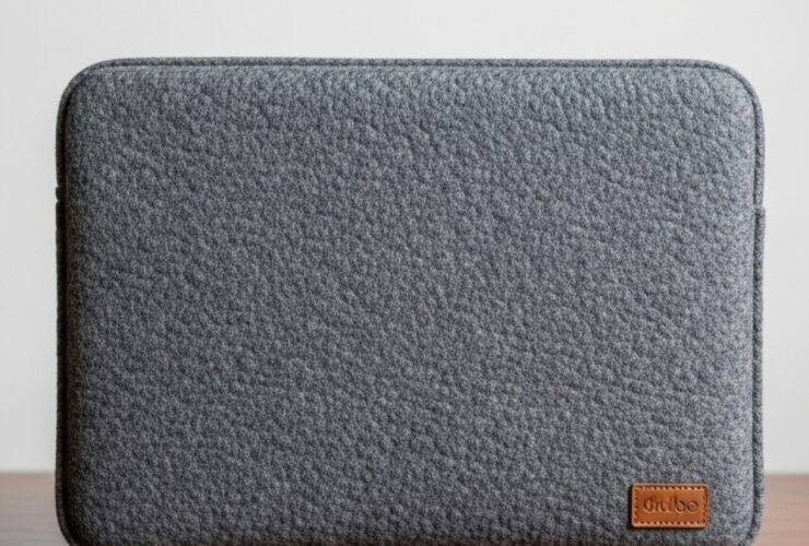 strikkeoppskrifter laptop cover filt ull