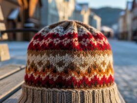 strikkeoppskrifter levanger trehusbyen lue