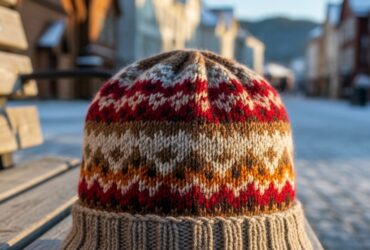 strikkeoppskrifter levanger trehusbyen lue