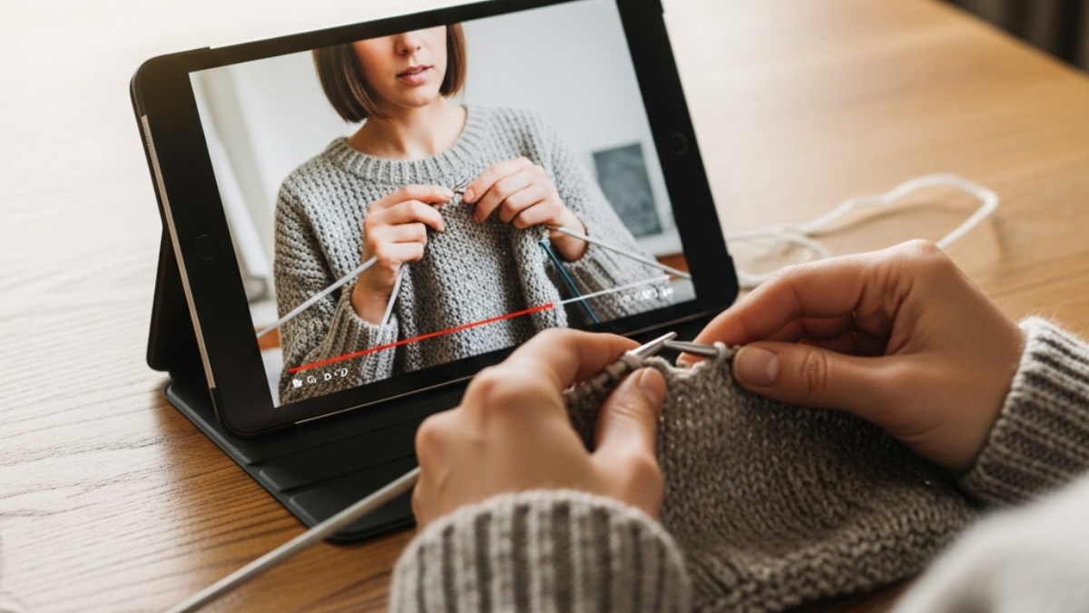 strikkeoppskrifter med video tutorials test