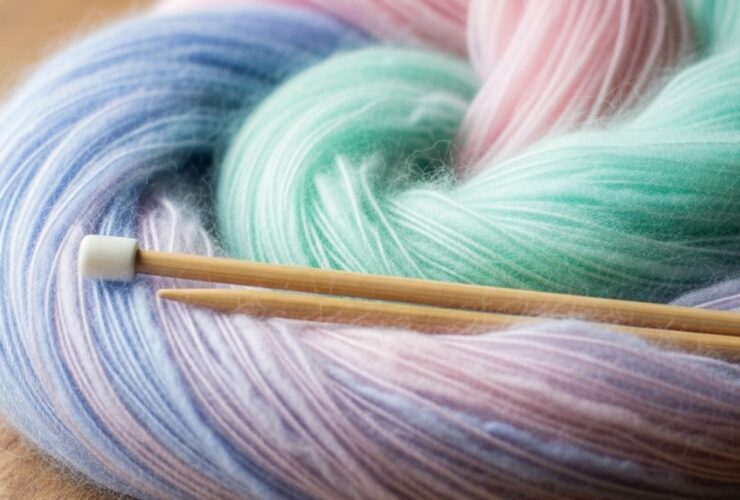 strikkeoppskrifter mohair