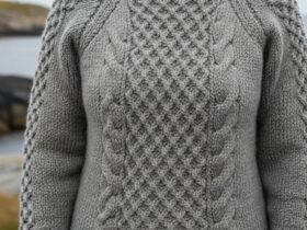strikkeoppskrifter moss kyststrikk dame