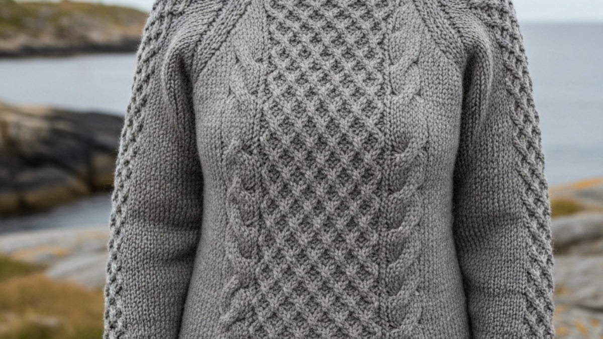 strikkeoppskrifter moss kyststrikk dame