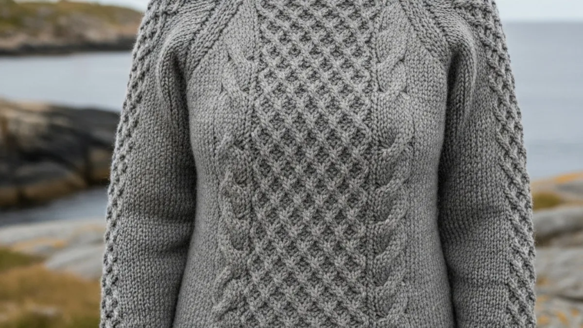 strikkeoppskrifter moss kyststrikk dame