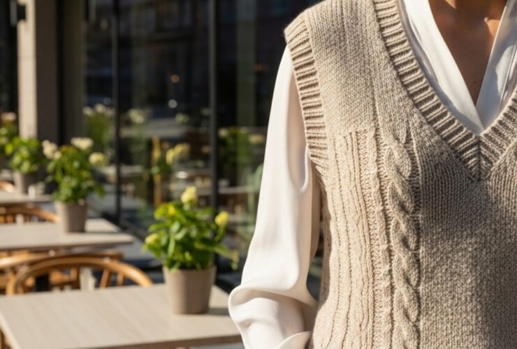 strikkeoppskrifter oslo vest sommergenser