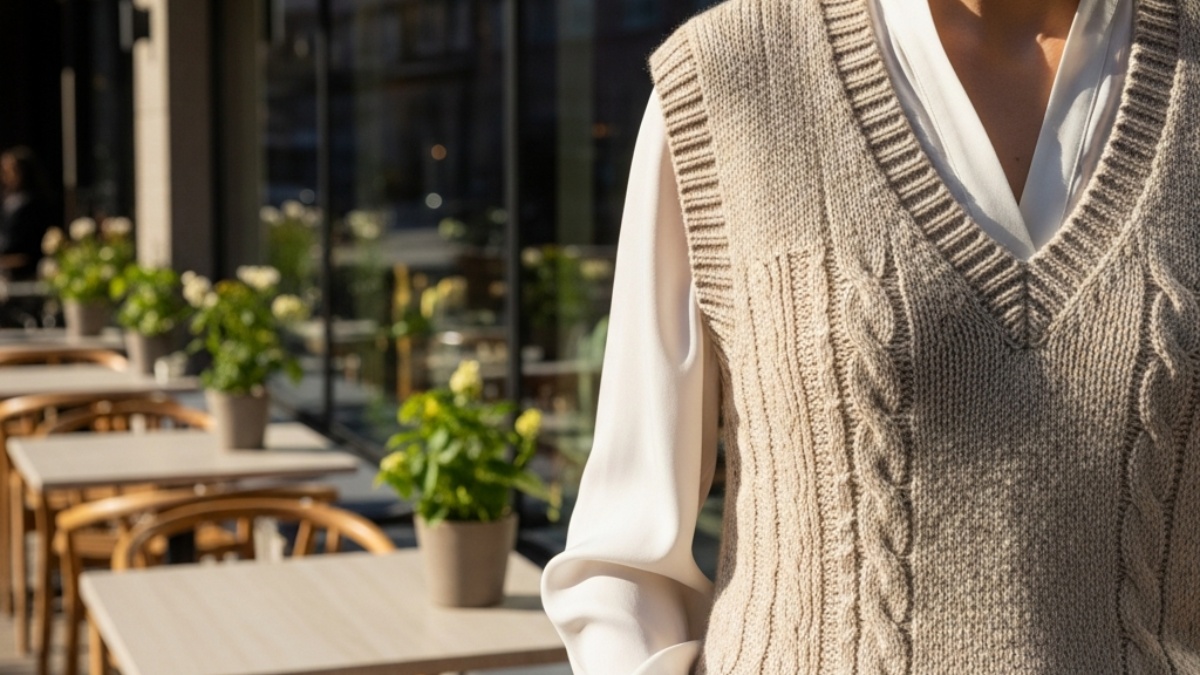 strikkeoppskrifter oslo vest sommergenser