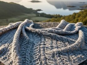 strikkeoppskrifter sandnessjøen syv søstre sjal
