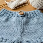 strikkeoppskrifter shorts barn bomull sommer