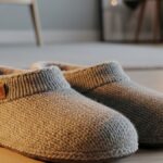 strikkeoppskrifter tøfler voksne tovet ull