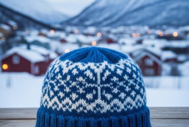 strikkeoppskrifter tromsø polarnatt lue