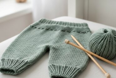 strikkeoppskrifter ullbukse baby mønster strikk