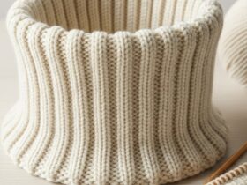 strikket hals oppskrift