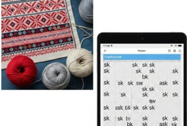 test av strikkeoppskrifter på engelsk vs norsk