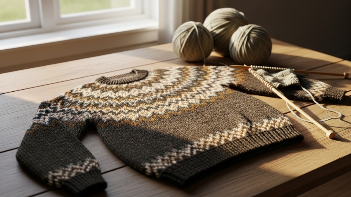 tusseladd genser oppskrift